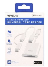 Vivitar Mobile SD and MicroSD Universal Card Reader White MOV4016 - White picture