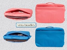 Vera Bradley Laptop Organizer Bag Cotton Zips Pockets Choice Handle NWT Mfg $50 picture