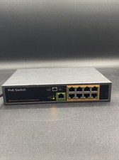 Genuine BV-Tech POE-SW801 8-Port PoE+ Unmanaged Switch Tested Working w PWR CORD picture