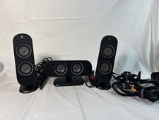 Set Of 3 Logitech X-530 Speaker System Replacement  REAR & CENTER Speaker Used picture