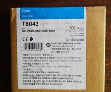 06-2023 New Genuine Epson T8042 Cyan 700ml Ink For SC-P9000/8000/7000/6000 picture