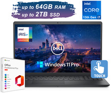 2026 Dell Inspiron 15 Touch Laptop 10-Core Intel i7, Up to 64GB RAM 2TB SSD Pro picture