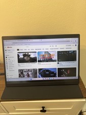 15.6” Portable Monitor USB-C External Display w/ Folding Stand Case Unbranded picture