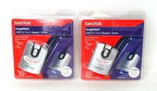 Lot of 2 SanDisk ImageMate USB 2.0 5-in-1 Card Reader/Writer -  picture