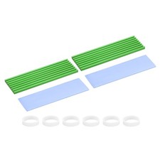 2 Set M.2 2280 Nvme SSD Heatsink 70x22x3mm Radiator Cooler Heat Sink Green picture