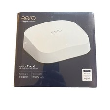 Amazon eero Pro 6 Tri-Band AX4200 Mesh Wi-Fi 6 Router Single 1-Pack K010111 NEW picture