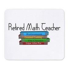 CafePress Retired Teacher II Mousepad  (442978634) picture