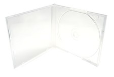 STANDARD Clear Single VCD PP Poly Cases 10.4MM Lot picture