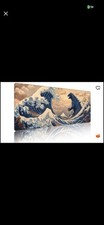 Japanese Sea Wave Large Mouse Pad Gaming Mouse Pad picture