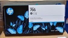 Genuine HP DesignJet 766 GRAY Ink Cartridge P2V93A - September 2027 - 300ml NEW picture
