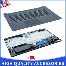 for HP 17-BY 17-CA Black Palmrest Non-Backlit US Keyboard Touchpad L22751-001 picture