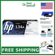 HP 134A Black Toner Cartridge W1340A picture