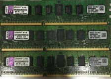 Lot of 1 Kingston 12GB Kit of (3x4GB) DDR3-1333MHz  KVR1333D3S4R9SK3/12GI Memory picture