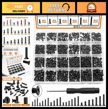840PCS Laptop Screws Set - 24 Sizes M1.4/1.7/2/2.5/3 for PC Repair & DIY + Screw picture