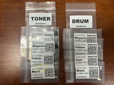 4 Toner Chips for HP Enterprise M855 + 4 Drum Chips for HP M855 Combo Refill picture