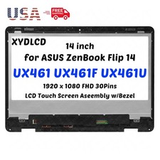 for ASUS ZenBook Flip 14 UX461 UX461FN UX461U LCD Touch Screen Display Assembly picture