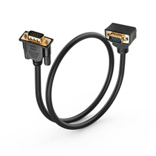 PNGKNYOCN 90 Degree VGA Cable,1080P Full HD Right Angled Upward Bend VGA Male to picture