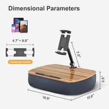 Ergonov Tablet Pillow Stand in Muted Grey picture