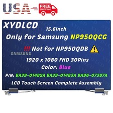 15.6” BA98-02189A11 for Samsung NP950QCG LCD Touch Screen Complete Assembly Blue picture
