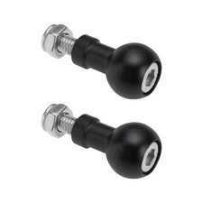 Micro Traders 2pcs 17mm Aluminum Ball Mount M6 Screw Adapter Expansion Black  picture