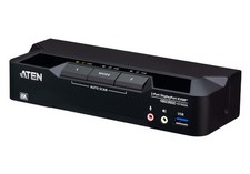Aten 2-Port USB 3.0 8K DisplayPort KVMP Switch, Up to 7680 4320 @ 60 Hz, 5120... picture