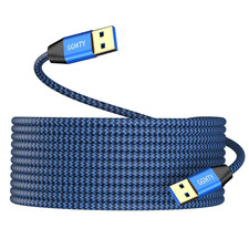 USB to USB Cable 20Ft,Durable Braidedfor USB 3.0 Male to Male Type a to Type a C picture