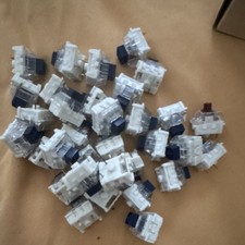 Kailh Box Navy Mechanical Keyboard Switches 34 in Pack PCB Mount MDX-34641-52 picture