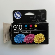 HP 910 Genuine Original Inkjet Cartridges 3-Pack Cyan Magenta Yellow picture