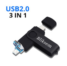 Bliksem 3IN1 Pendrive 64GB TYPE C Memory Stick OTG 64GB 2.0 for PC Mobile Phone picture