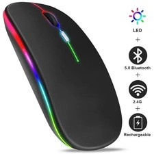 RGB Wireless Rechargeable Bluetooth Gaming Mouse 3600DPI for Laptop PC picture
