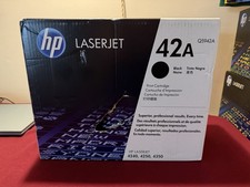 HP 42A Q5942A Black Toner Cartridge LaserJet 4240 4250 4350 Sealed Damaged Box picture