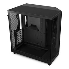 H6 Flow Black Computer Chassis Compact Design Glass Panels 3 Fans Cooling System picture