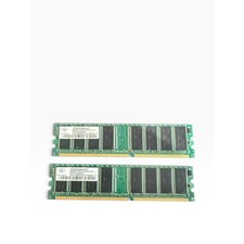 Nanya 512MB 2x256MB DDR-333MHz PC2700U Desktop RAM NT256D64S88ABG-6 CL2.5 picture