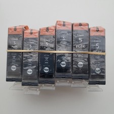 Canon PIXMA 5 PGBK PGI-5BK Black Ink Cartridge - New Sealed No Box - 6 Catridges picture