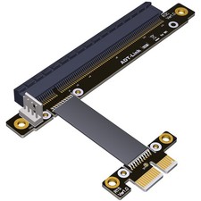 ADT-Link PCIe 3.0 x16 to x1 Riser Cable 55cm w/ Power Cord for Mining GPU picture