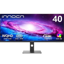 INNOCN 40C1R Ultrawide Monitor 40 WQHD 3440 x 1440p 144Hz FreeSync Premium HD... picture