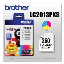 Brother LC2013PKS Innobella Ink, Cyan/Magenta/Yellow, 3/PK picture