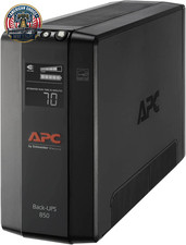 Back-Ups Pro 850VA UPS, 510W Battery Backup & Surge Protector, AVR, 8 Outlets (N picture