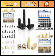 720pcs Laptop Repair Screws Kit + 910pcs Motherboard Standoffs & Spacers Assorte picture
