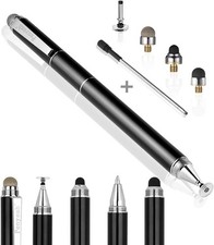 4 In 1 Universal Stylus Pen For Touchscreens With Replaceable Tips And Ballpoint picture
