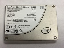 Lot of 5: Intel 600GB SSD Internal 2.5