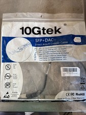 10Gtek 10GB SFP+ DAC Cable 2Meter Twinax Network Cable P/N: 8213002131 Brand New picture