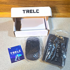 TRELC Wireless Numeric Keypad with Mouse Black USB Plug & Play Auto Sleep EN picture