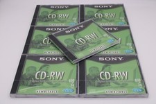 Sony CD-RW 650MB 74 min Sealed CD Rewritable x7 (Seven) NEW CDRW650L picture