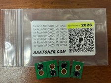 4 x Toner Chips for Ricoh MP C2003, C2004 ex, C2503, C2504 ex Refill picture