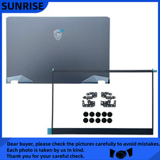 New For MSI Raider GE76 MS-17K1 MS-17K4 LCD Back Cover/LCD Front Bezel/Hinges picture