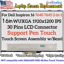 For Dell Inspiron 16 7640 P133F P133F001 WUXGA LED LCD Touch Screen Replacement picture