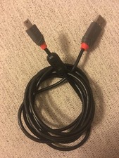 Lindy Line 2 M USB Data Transfer Cable Type A Male To B Male Mini USB Black picture
