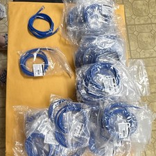 Lot of 55-Legrand Cat6 Ethernet Patch Cable 5 ft Blue Non-Booted RJ-45 Male/Male picture