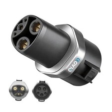 )) J1772 to Tesla Charger Adapter, Max 80A 250V, Level 1 & 2 AC Fast EV picture